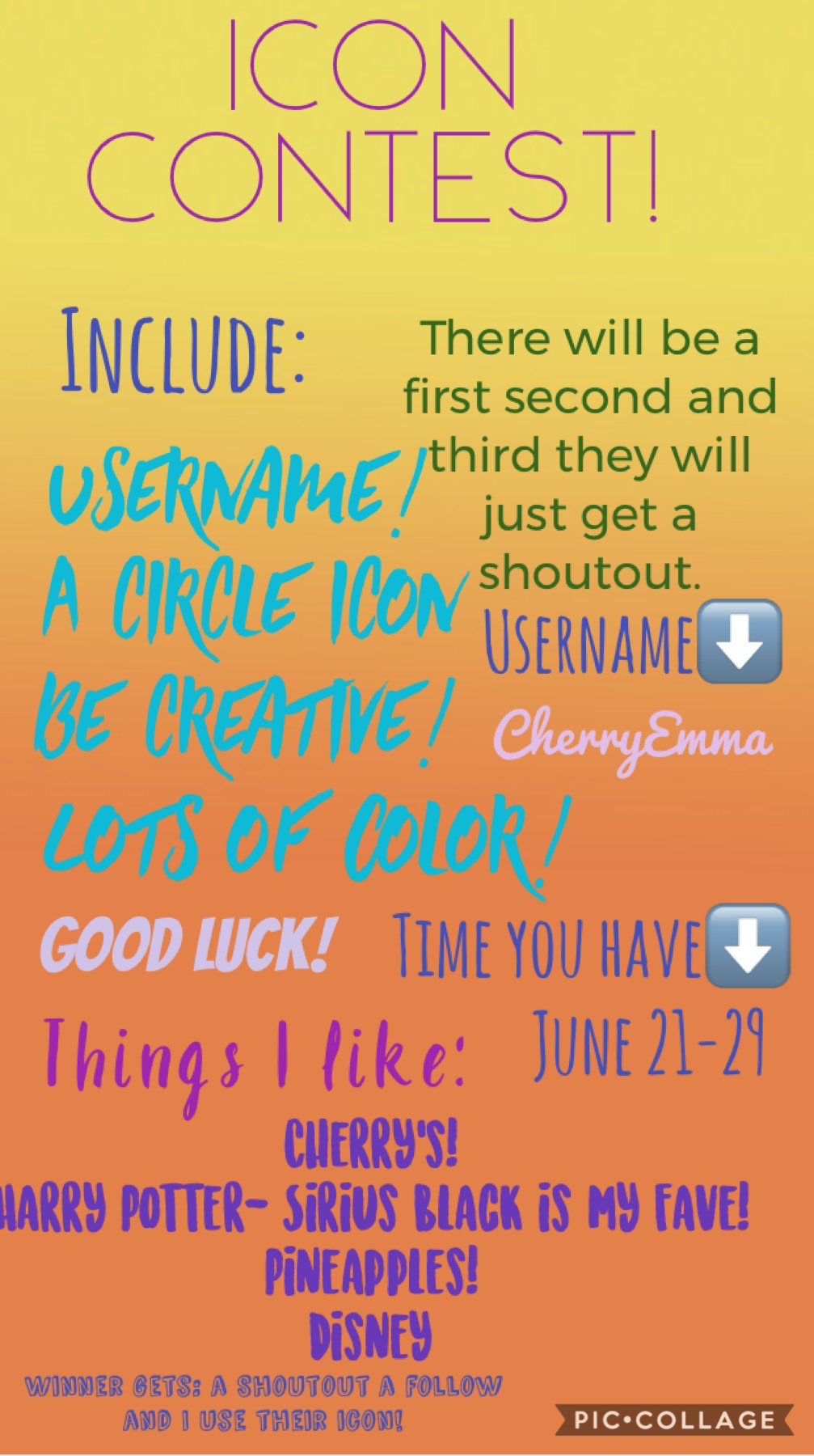 Tap!
Join my icon contest!
Have fun and good luck!
Winner gets prize! (Small print at the bottom)-CherryEmma