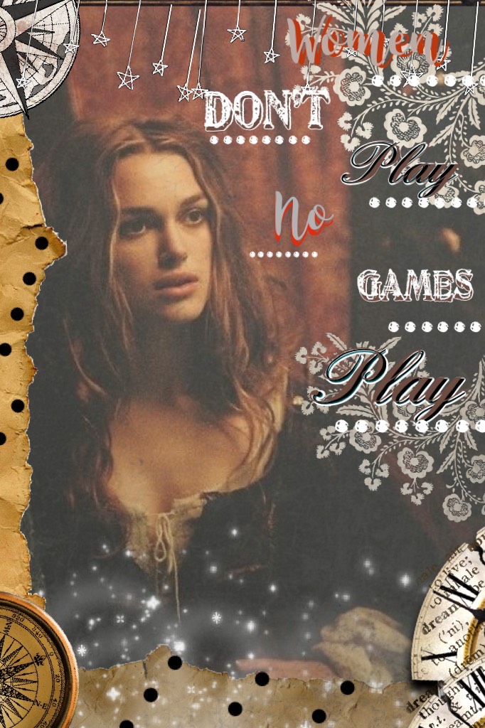 Tapp///

The pirate King Elizabeth Swann☠️

Song:Don’t Play By Halsey