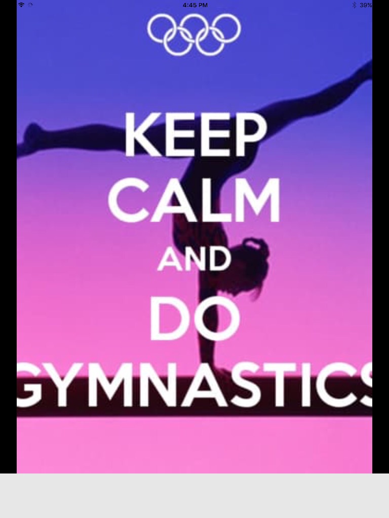 Gymnastics is fun you know