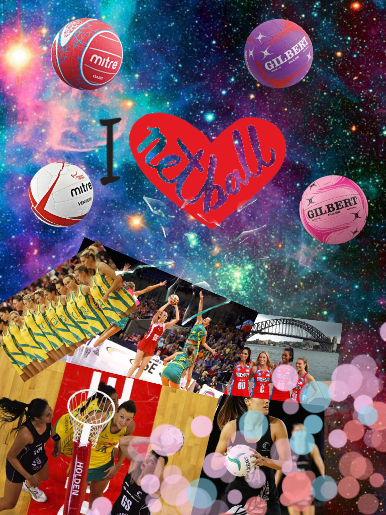 20 day collage challange day 16 fave sport and mine is netball