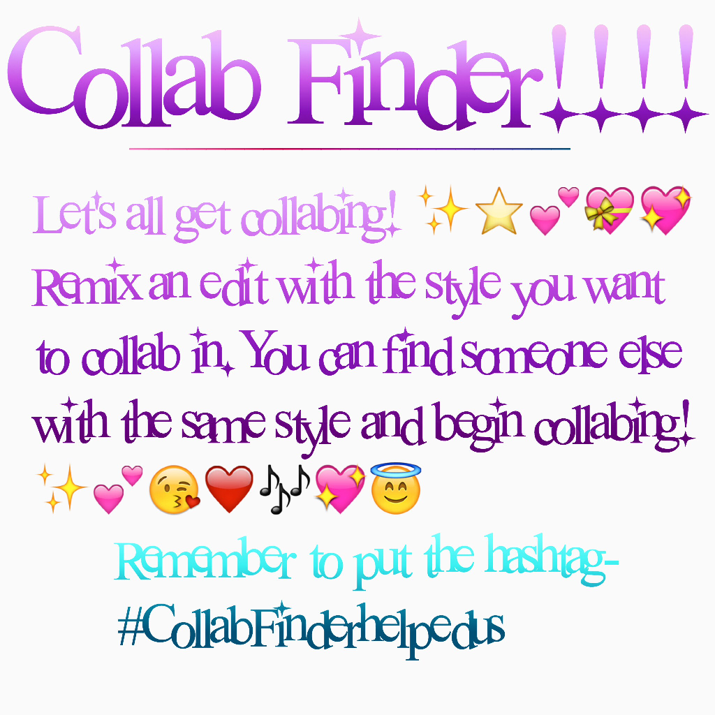 CollabFinder up and running! ✨💖♥️😘💕⭐️🎶