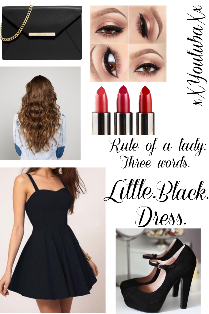 Little black dress outfit. I was on the edge of posting this one... I don't know if I like it??