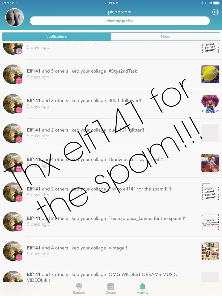 Thx elf141 for the spam!!!