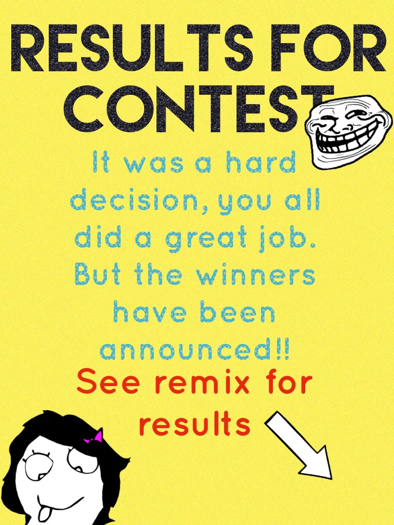 Results for contest
