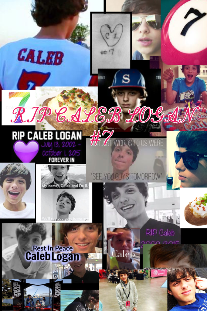 RIP CALEB LOGAN
#7 you died to young. Today would of been your 14th birthday. Forever In Our hearts, our baked potato. 🆑🆑🆑🆑✌🏼️🙏🏼