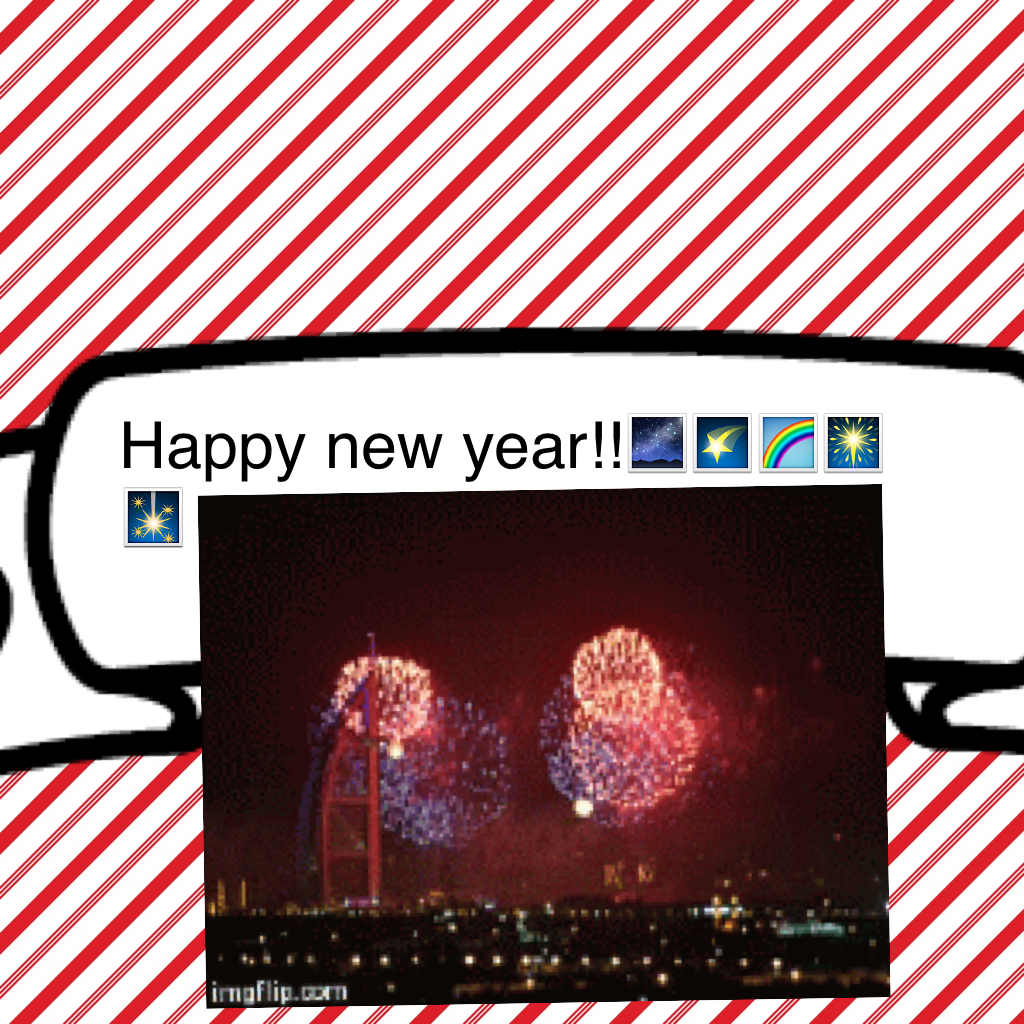 Happy new year!!🌌🌠🌈🎆🎇