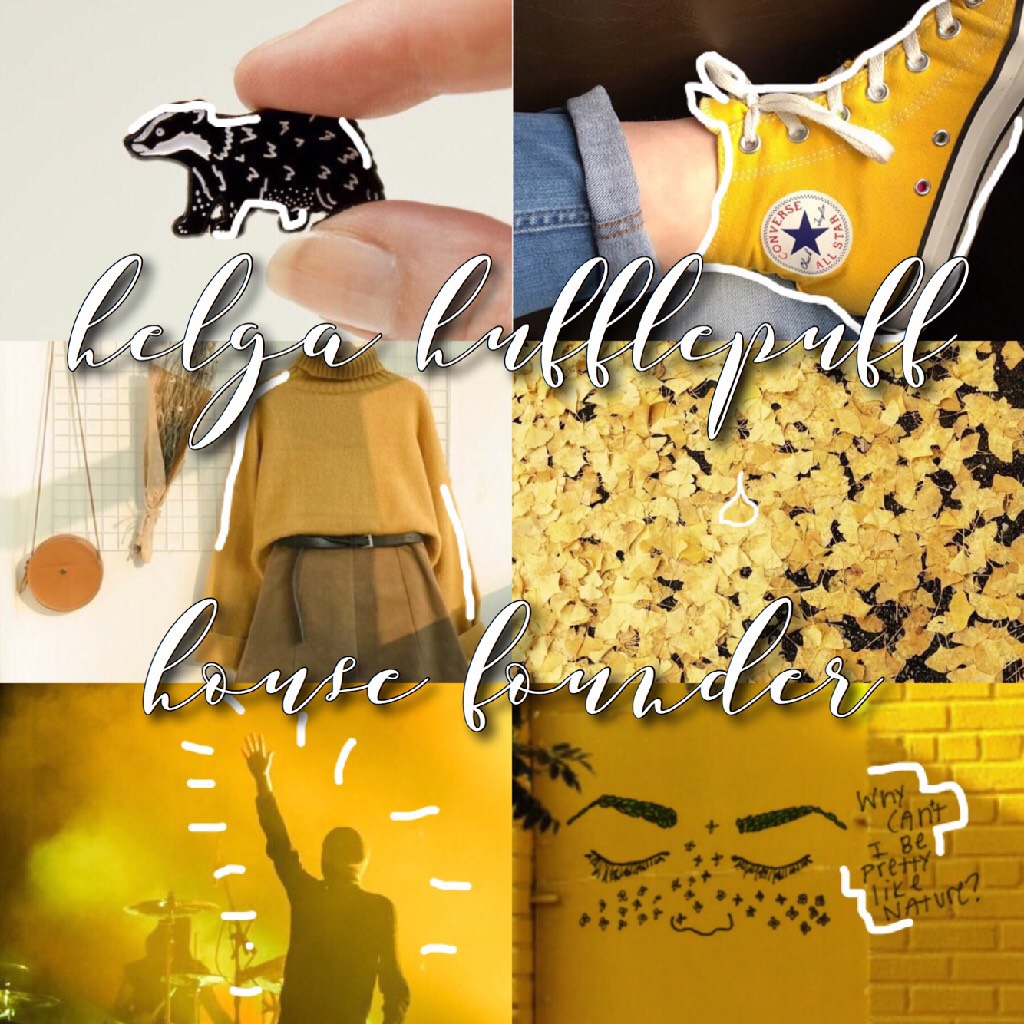 •Tap if you're a Hufflepuff!•
•Heya Hufflepuffs!•
•Here's the aesthetic I promised you.•
•It's pretty bad, but I'm in a hurry so it'll have to do...•
•I might remake this another time.•