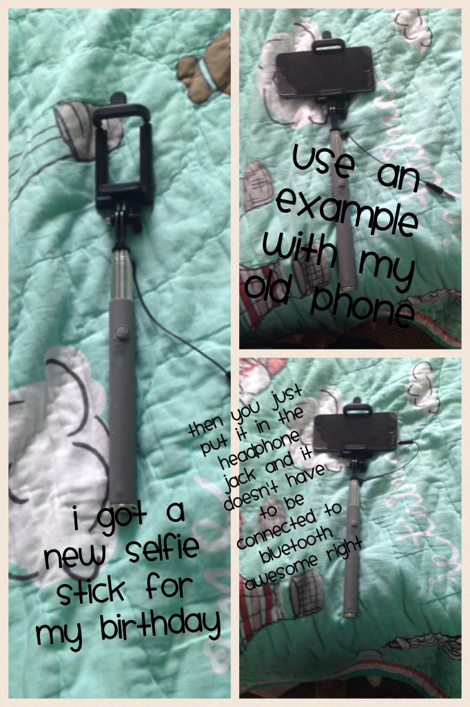 👉 click here👈
Remix a picture of your selfie stick if you have one 