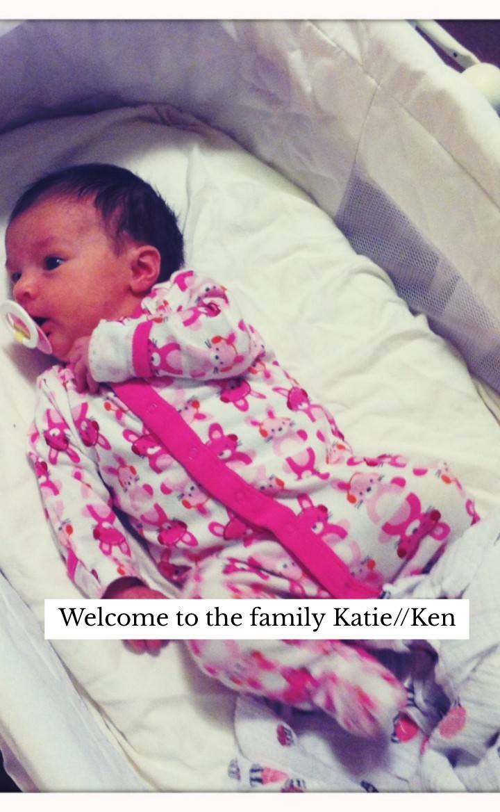 Welcome to the family Katie//Ken