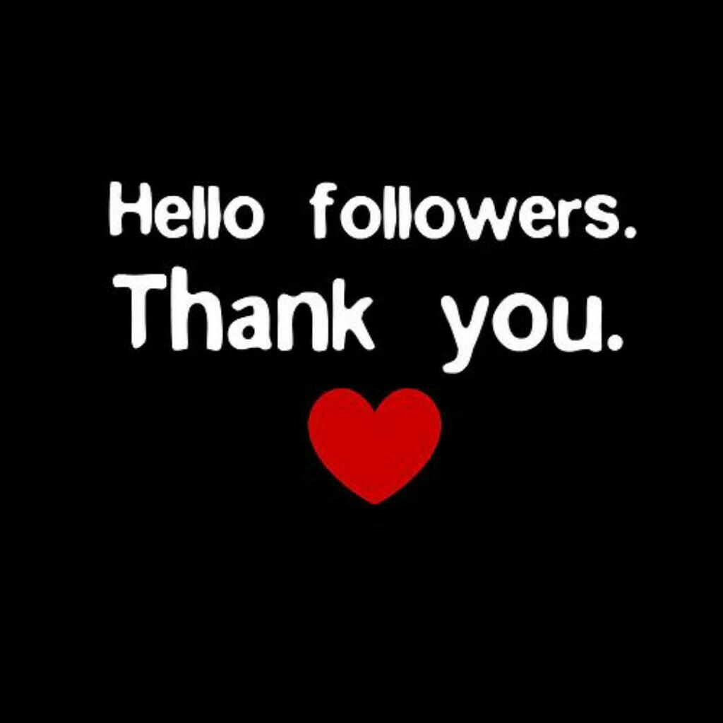 Thank you so much for all my followers ❤