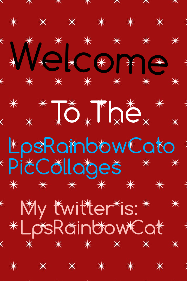 My Twitter is: LosRainbowCat!
Follow me there and here!❤️