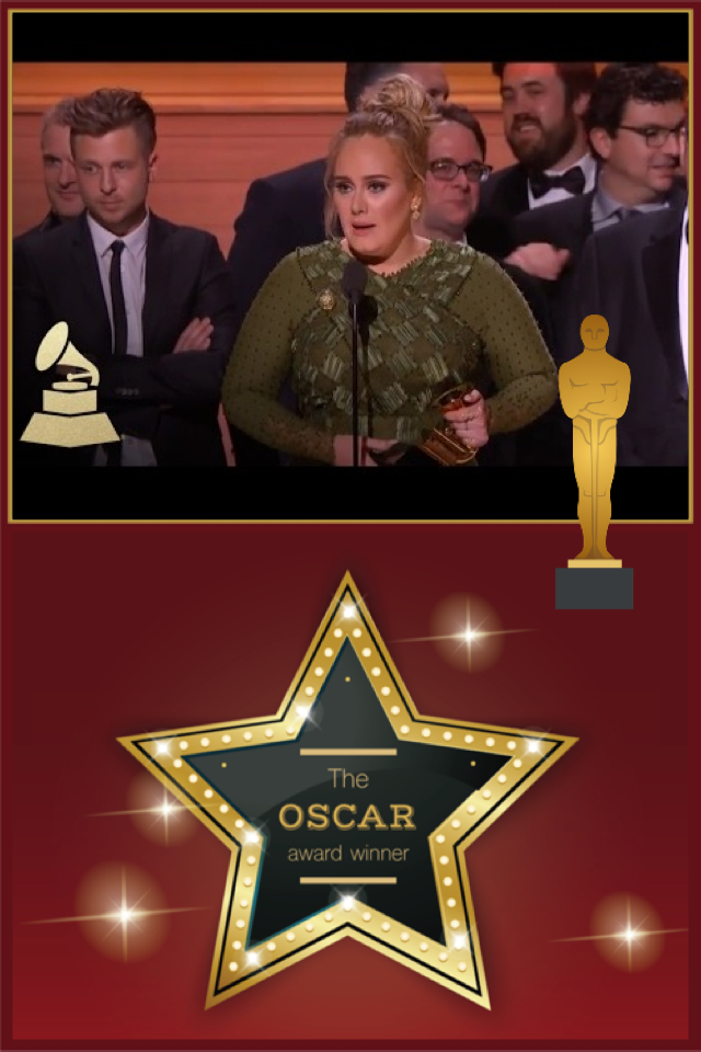 Adele at the Grammys 