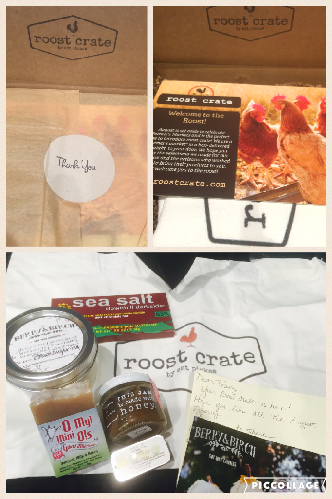 Yay, my first #roostcrate arrived and it's fabulous! Already devoured the chocolate. Thx so much @eatpicks