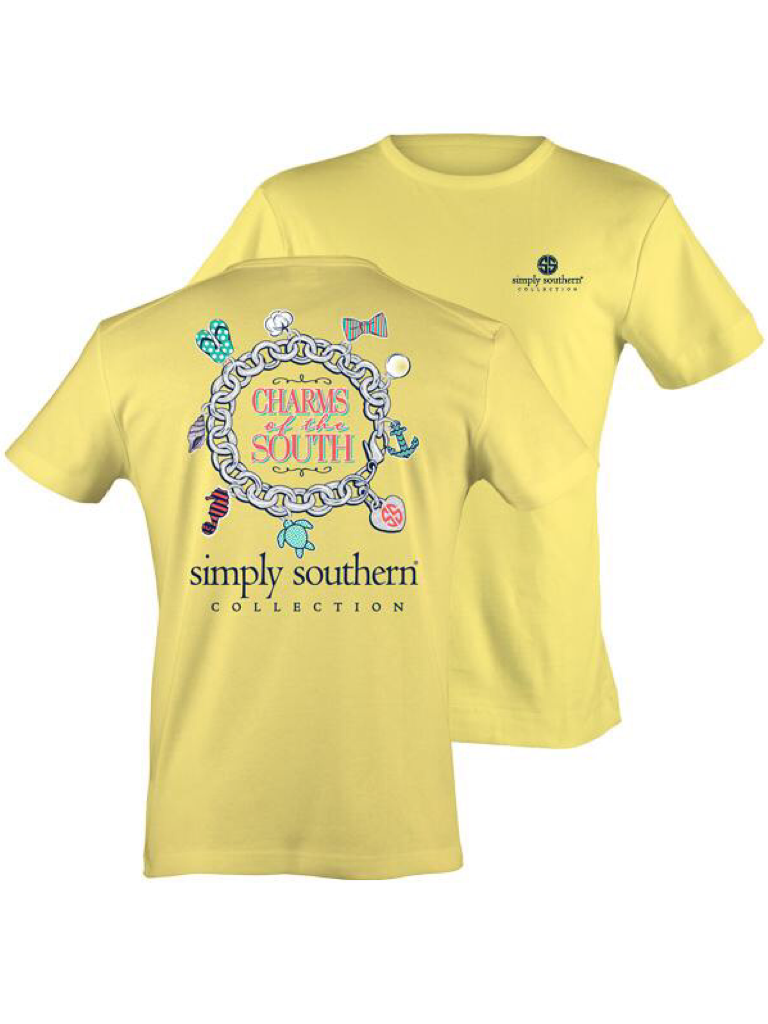 Lemon "Charms of the South" Simply Southern Tee