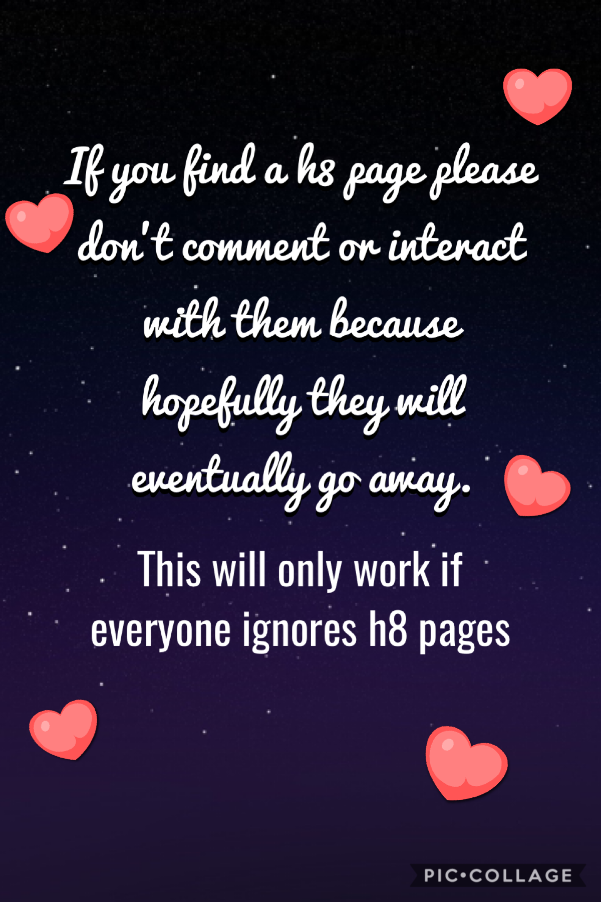Please ignore the h8 pages everything they say isn’t true 