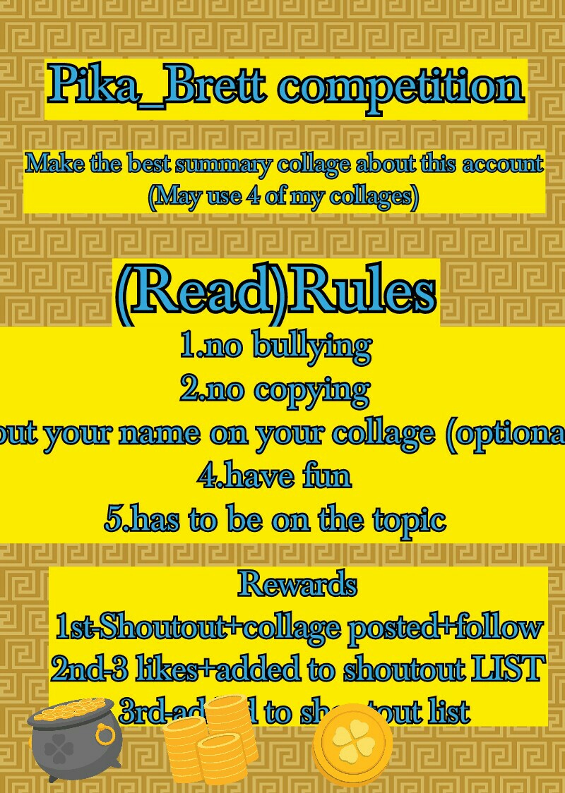 PLEASE READ AND FOLLOW THE RULES