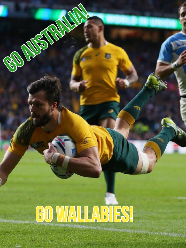 To all the rugby fans in Pic Collage Oz is playing NZ in the finals! 