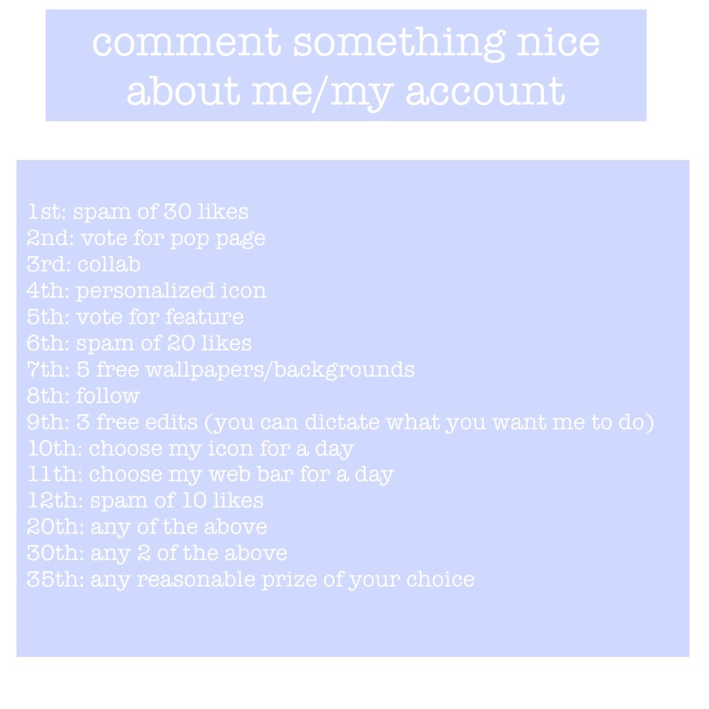double clickyy🌸
HAHA y'all can obviously tell im boredd:/ idk how i can be bored when im at a shopping mall with my friends but we're just chilling at starbucks and using our own phones wheee😹the wifi is rlly lousy tho:((
anyways please participate in thi