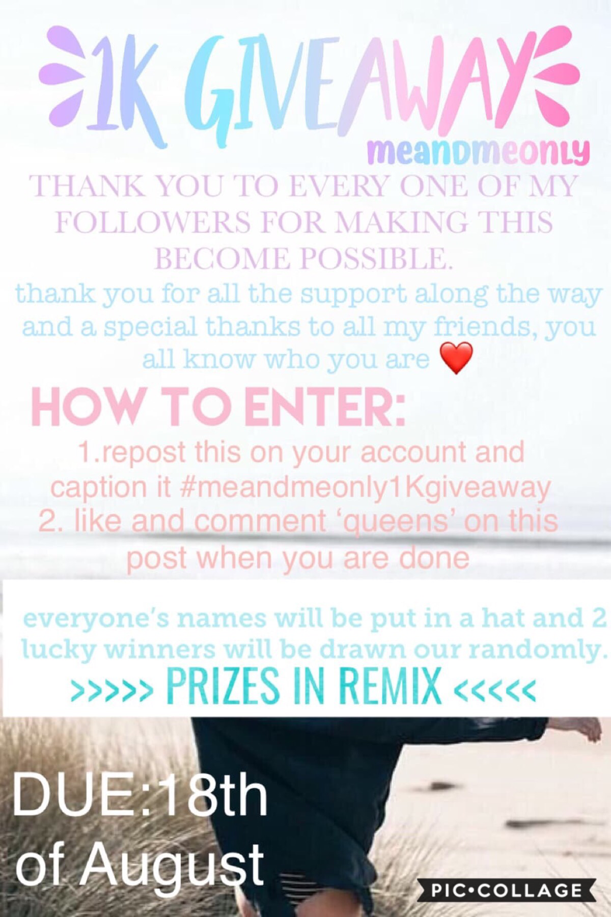 #meandmeonly1Kgiveaway 💛