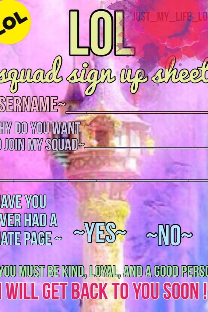 Please sign up 