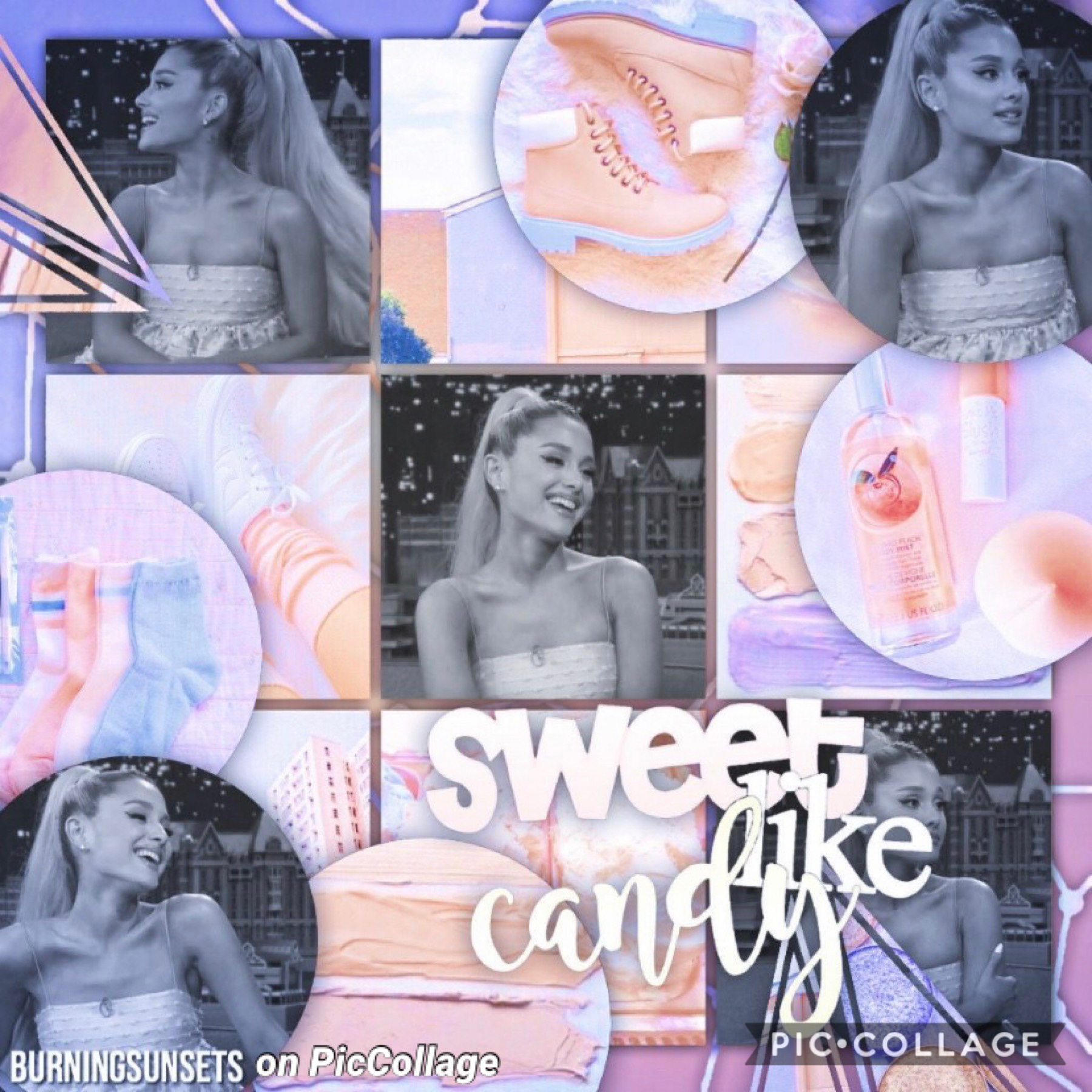 Hi guys 💜 I know I haven’t posted in like forever but here’s an Ariana Grande edit I made in superimpose. Follow my PicsArt because I’m more active on there @burningsunsets 💜