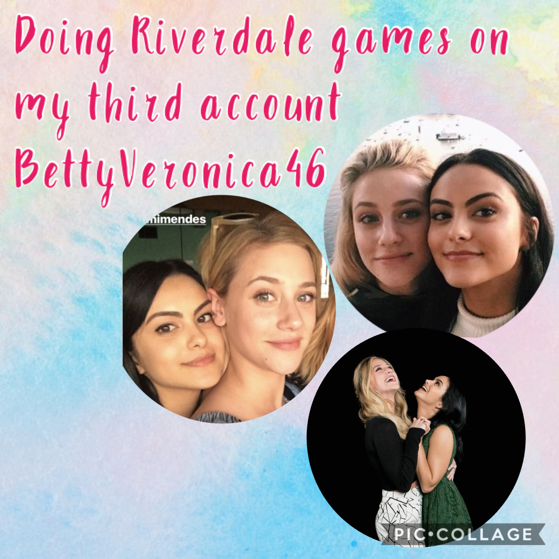 Doing riverdale games on my third account BettyVeronica46.