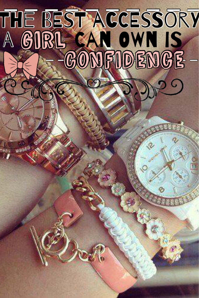 🎀Tap🎀

To all those girls out there just know always wear the accessories of confidence!! Now get out there and have CONFIDENCE!!!!!!🤗