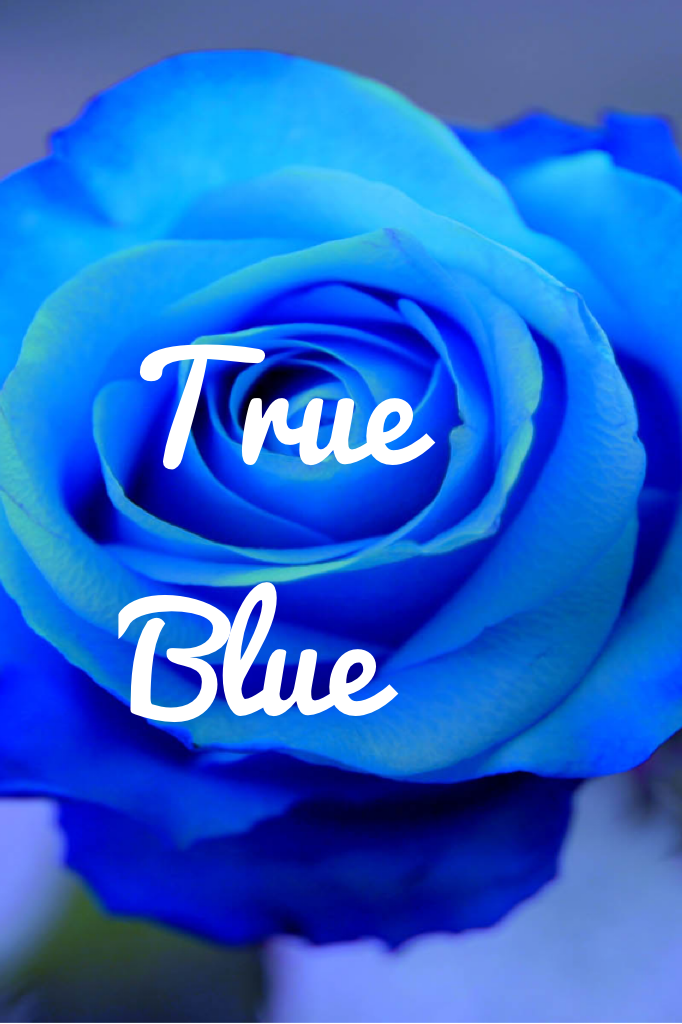 True blue