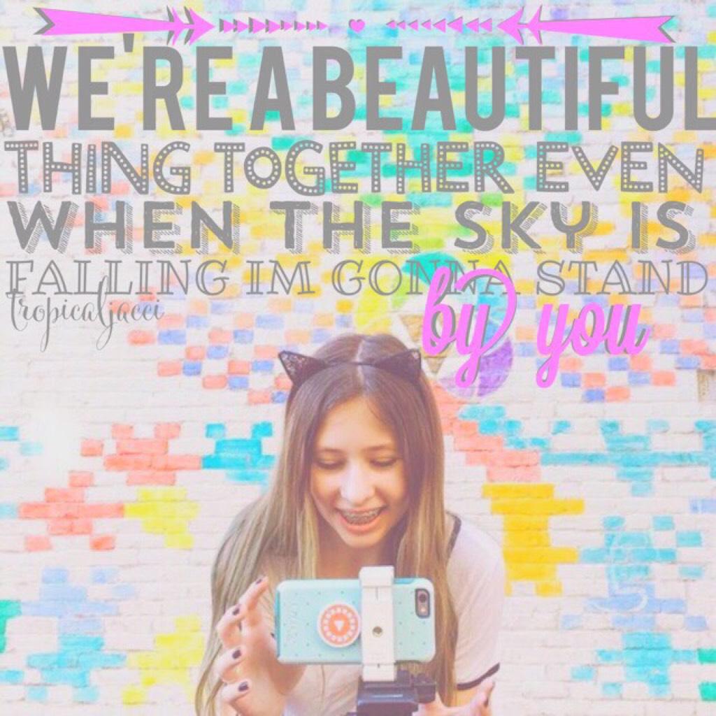🌷tap🌷
New edit for queen Jacci🌻
The lyrics are kind of a mashup of stand by you by Rachel platten and beautiful thing by grace vanderwaal😂
I hope you like this✨🌸✌🏻
