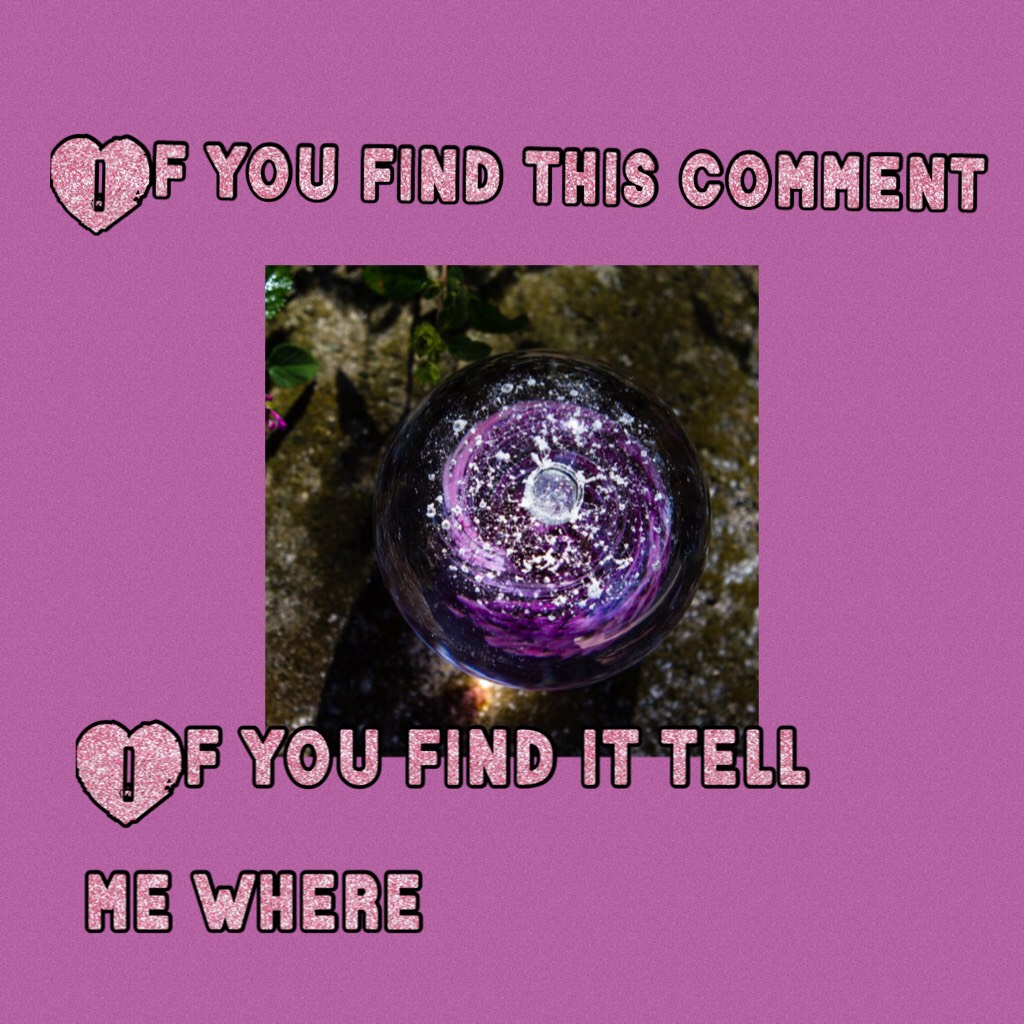 If you find it tell me where