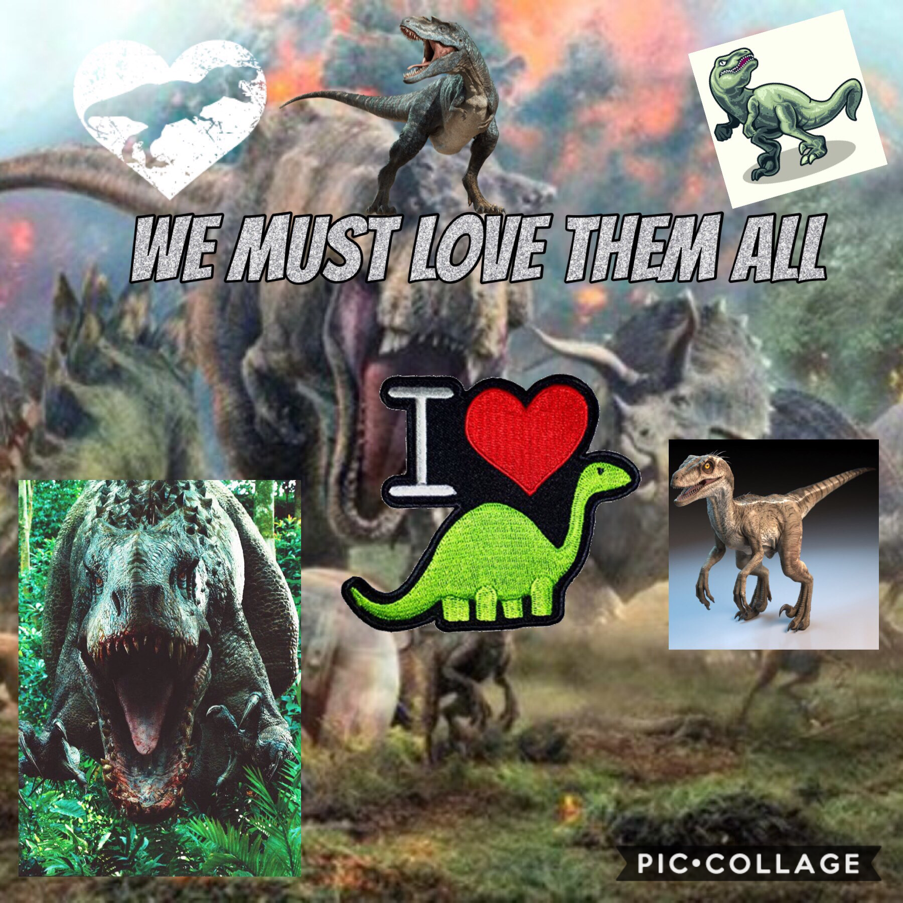 WE MUST LOVE ALL OF THEM 🦖❤️🦕