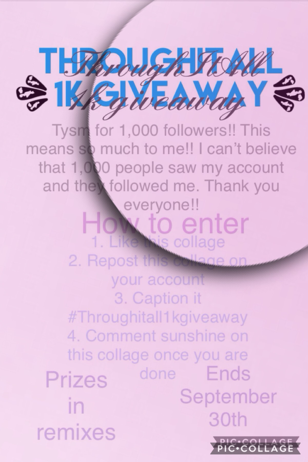 #throughitall1kgiveaway 