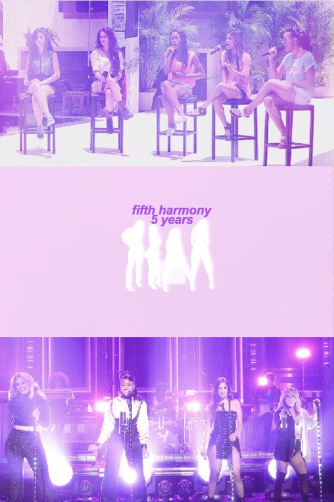 Happy 5 Years of Fifth Harmony! (I know that it was yesterday btw I just didn't have time to post it until today 💜)