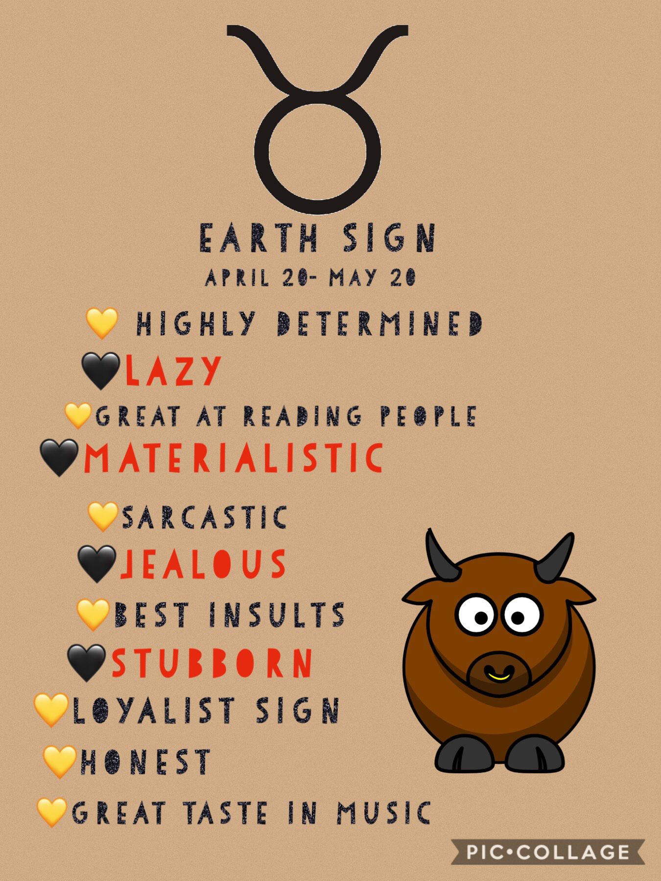 💛good taurus features💛
🖤bad features🖤
what sign should I do next?