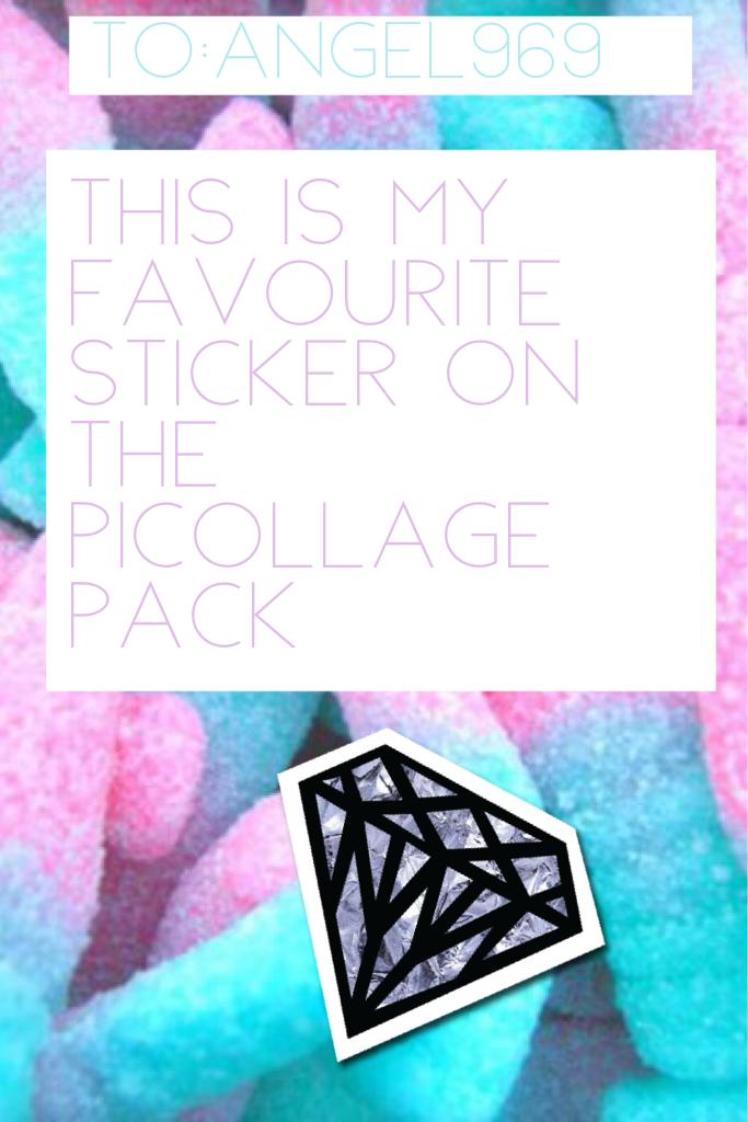 This is my favourite sticker on the picollage pack 