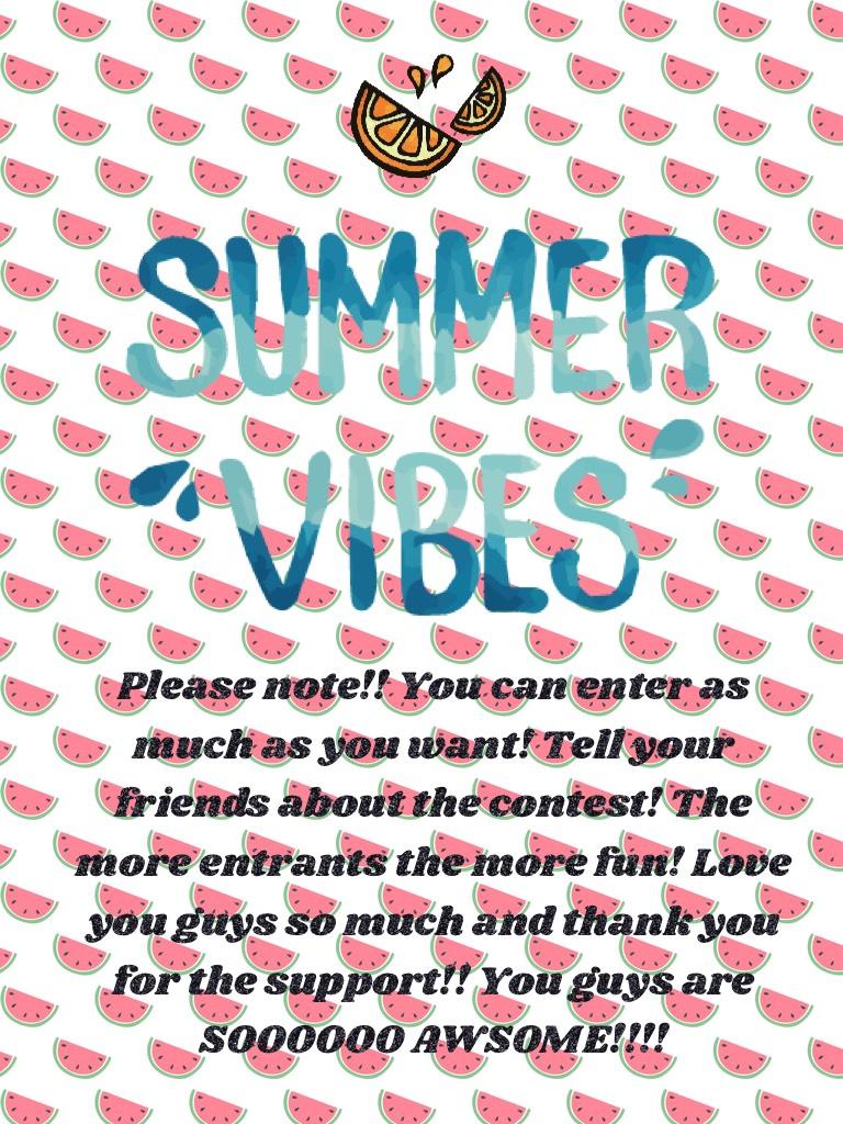 Contest Update!!! Click!!!

Please give shoutouts so that there can be a lot of people joining in!! The more the merrier! Again love you guys so much!!!! You don't even know how awesome you guys are! ❤️😘