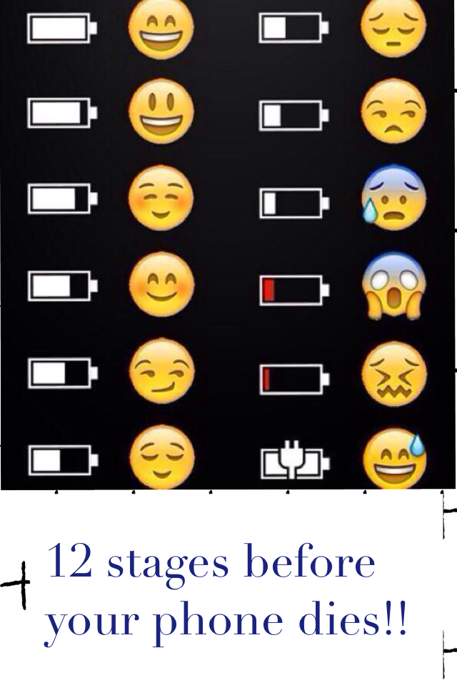 12 stages before your phone dies!!