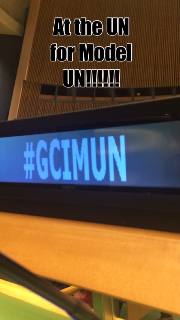 At the UN for Model UN!!!!!!