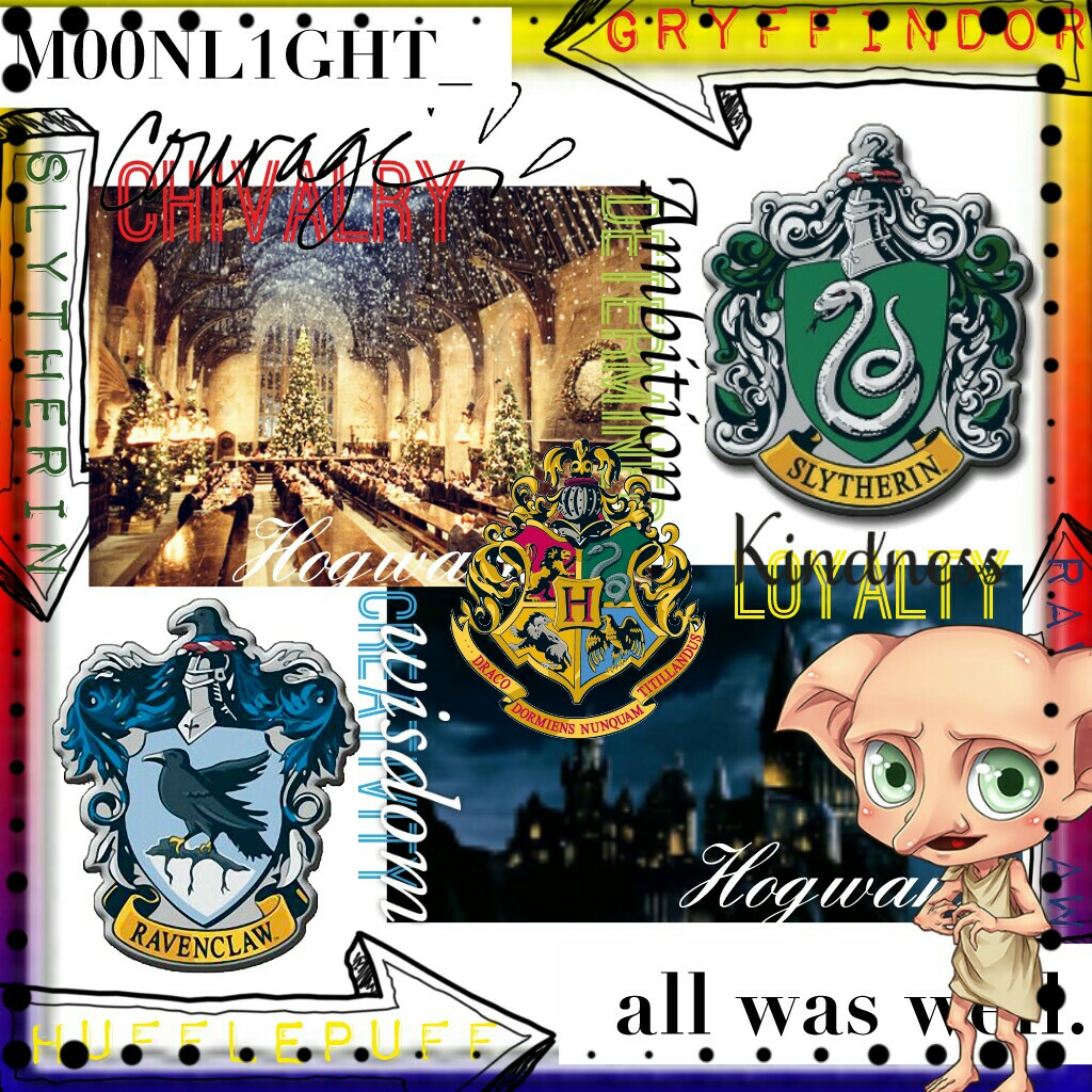 {19.07}

sudden HP inspiration

first collage of 5 HP themed ones probably maybe idek

sorry to the people I'm doing a collab with i don't really wanna break this theme but I'll post it after

still not enough game entries 😞😭😞

k Bai now. love y'all  ❣💟💗💞