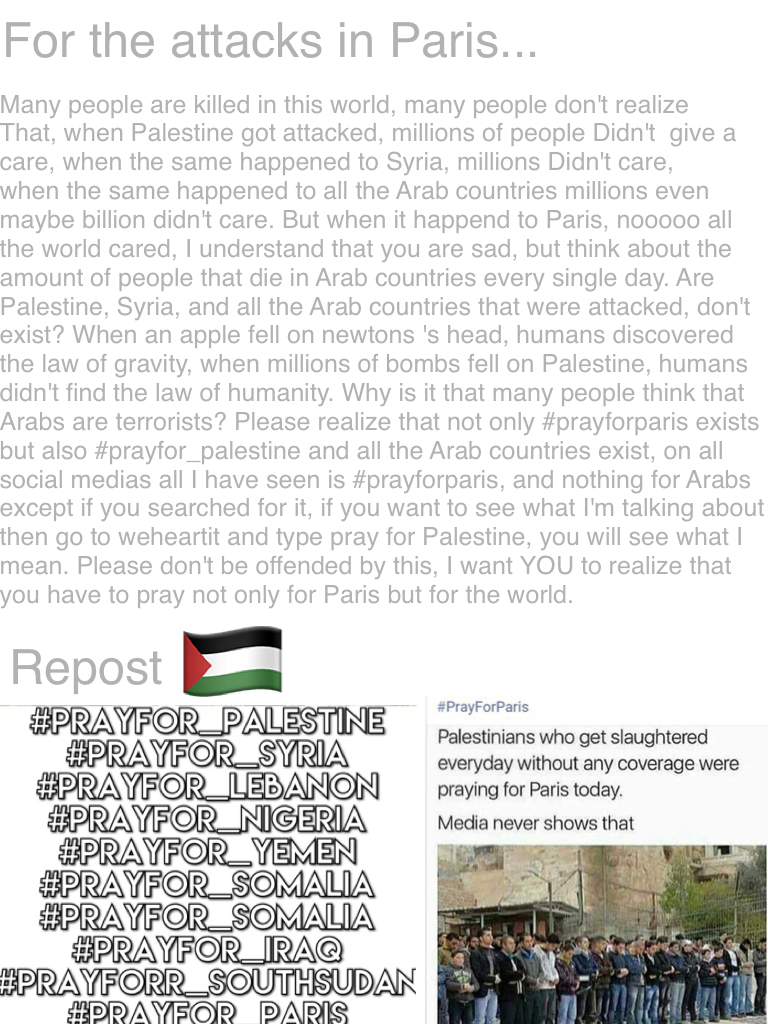 I really don't want ANYONE to be offended, if you stand up with me then please repost, thanks #prayforarabcountries #prayfortheworld