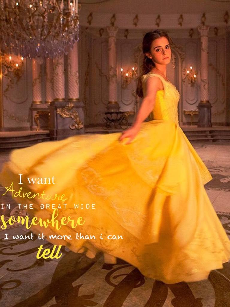 when i watch this movie all i can think is how much belle is like hermione