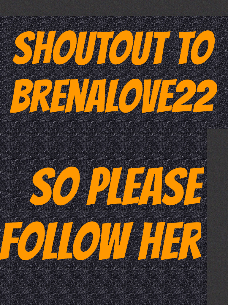 So please follow her 