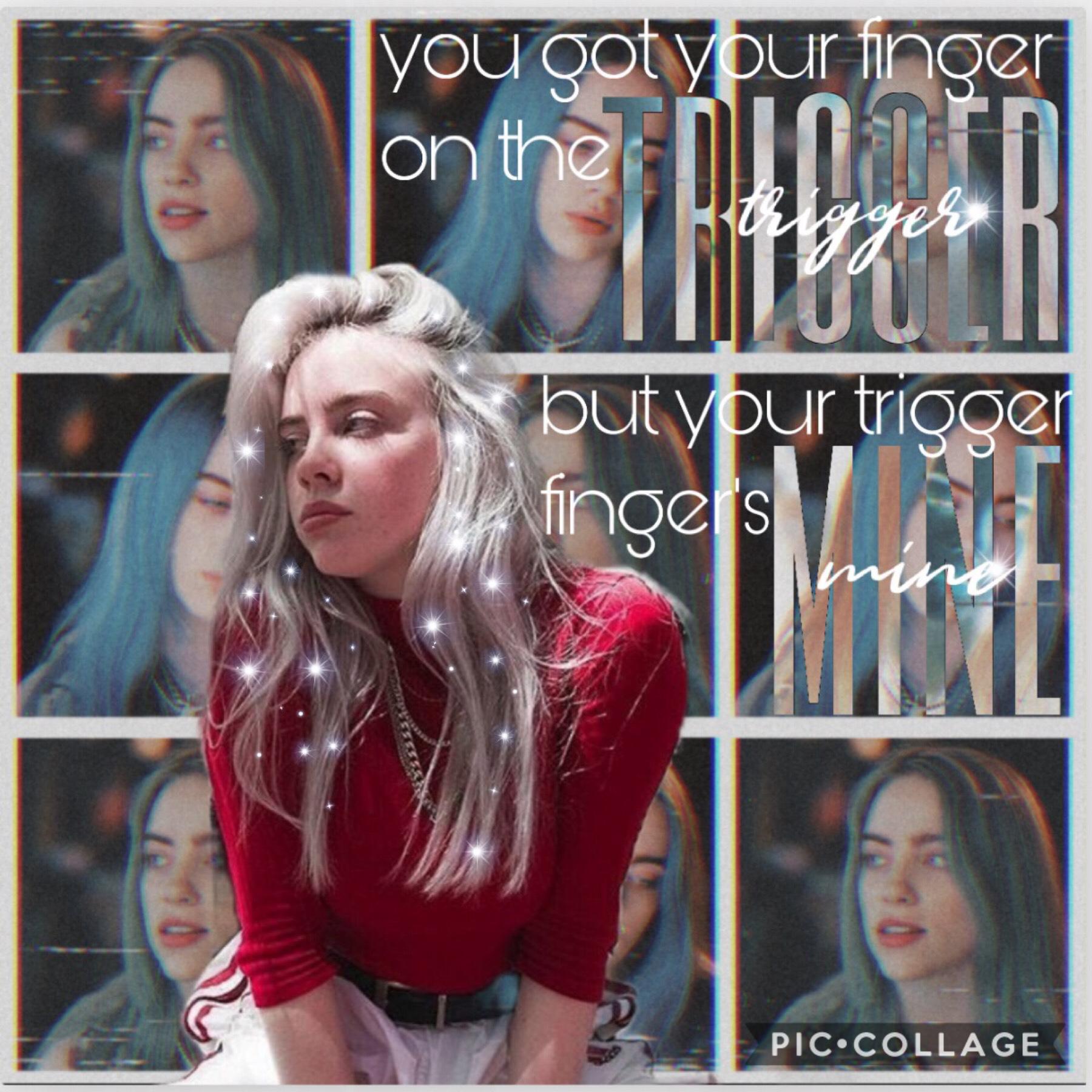 billie eilish is actually one of the best things this world has blessed us with don’t @ me. 
background: Pic Collage, PicsArt. text/filters/paint: PicsArt, Pic Collage