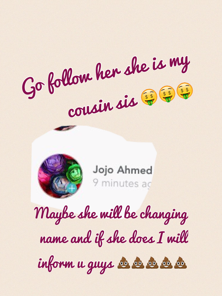Pls follow her 😃😃😃😃😃😃😃😃😃