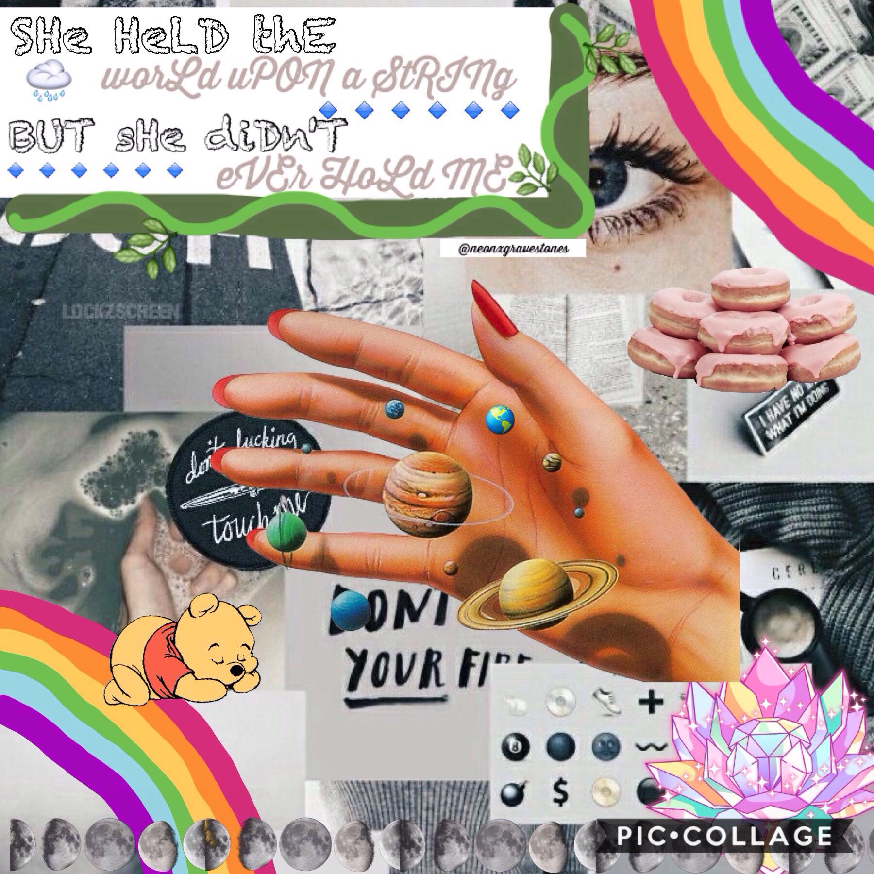 🐣She Had The World: Panic! At The Disco🐣
Happy Easter everyone! I know I did another collage of this song but I decided to that the hand pgn would fit perfect with the song