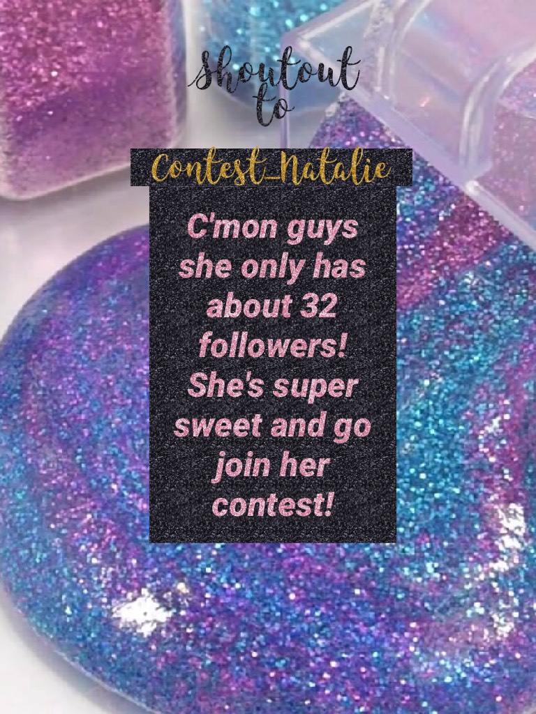 Go follow her Now! Contest_Natalie
