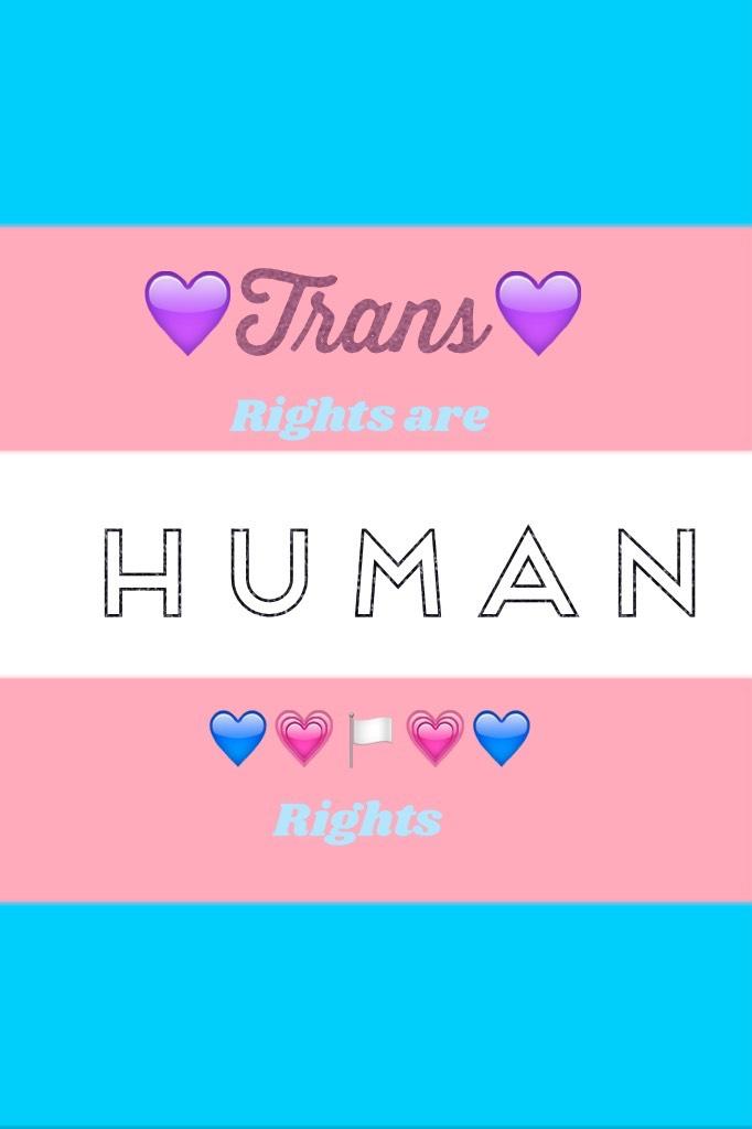 Trans rights are human rights