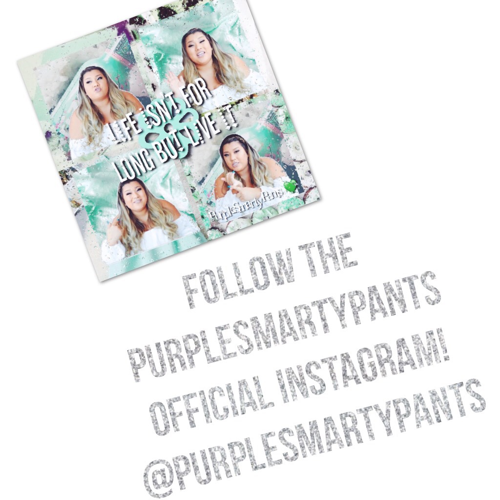 follow the PurpleSmartyPants official Instagram! @purplesmartypants

