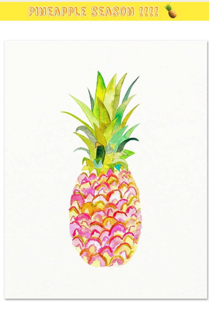 Pineapple season !!!! 🍍
Comment down below the pineapple emoji 