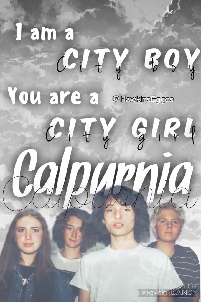 😍tap😍
I LOVE Calpurnia’s new song! Go listen to it if you have not! It’s soooooo good!! QOTD: If you could meet anyone from the ST cast who would you meet? AOTD: Millie or Finn😊
